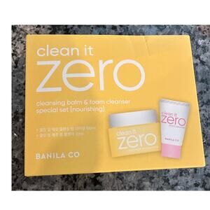 NEW Banila Dry Skin Double Cleansing Bundle Clean it Zero